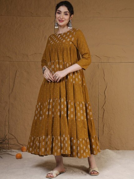 Women Cotton Anarkali Kurtas